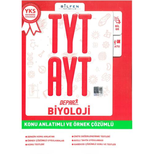 Bilfen TYT AYT Biyoloji Depar Konu Anlatımlı Ve Örnek Çözümlü