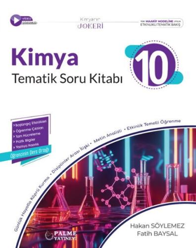 Palme 10. Sınıf Kimya Tematik Soru Kitabı