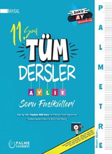 Palme 11. Sınıf Sayısal Tüm Dersler Palmetre Aylık Çalışma Fasikülleri