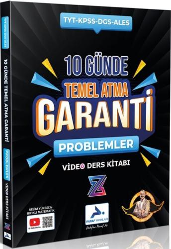 Paraf TYT Problemler Z Takımı 10 Günde Temel Atma Garanti Video Ders Kitabı