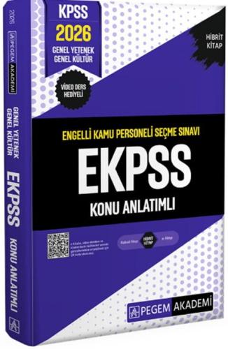 Pegem E KPSS Engelli Kamu Personeli Seçme Sınavı Konu Anlatımlı 2026