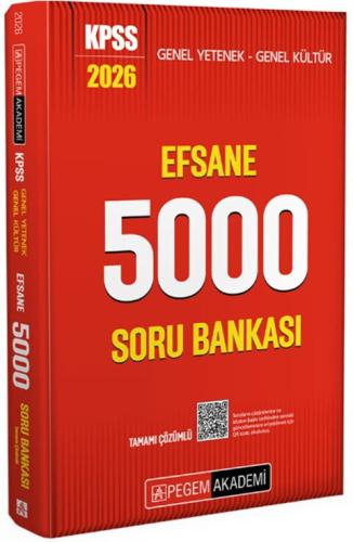 Pegem KPSS GY GK EFSANE 5000 Soru Bankası 2026