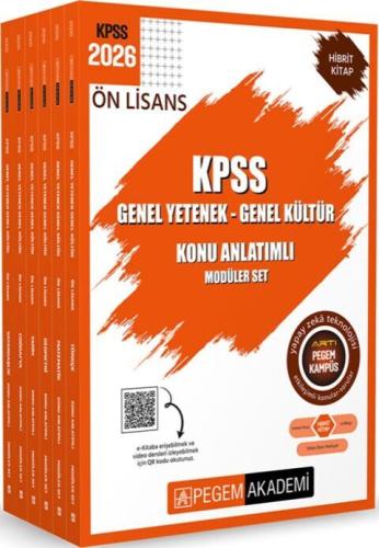 Pegem KPSS GY GK Önlisans Konu Anlatımlı Modüler Set 2026