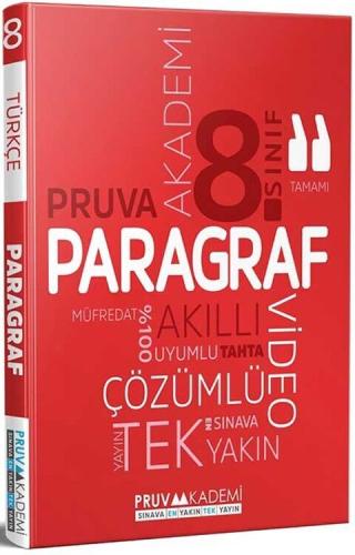 Pruva Akademi 8. Sınıf Pruva Paragraf Soru Bankası