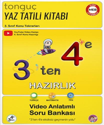 Tonguç Akademi 3 ten 4 e Hazırlık Kitabı 2025