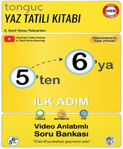 Tonguç Akademi 5`ten 6`ya Hazırlık Kitabı