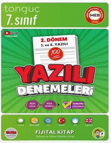 Tonguç Akademi 7. Sınıf Yazılı Denemeleri 2. Dönem 1 ve 2. Yazılı