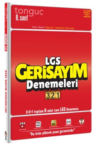 Tonguç Akademi 8. Sınıf LGS Geri Sayım Denemeleri 321