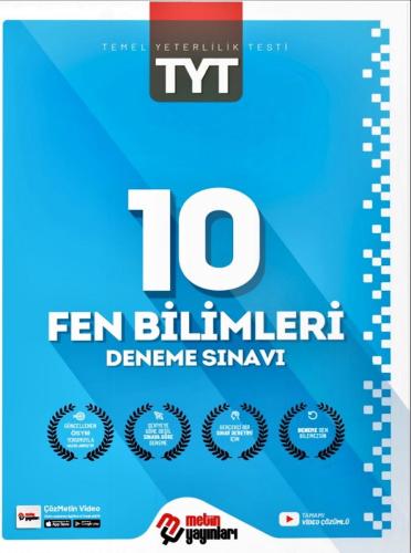 Metin TYT Fen Bilimleri 10 Deneme 2023