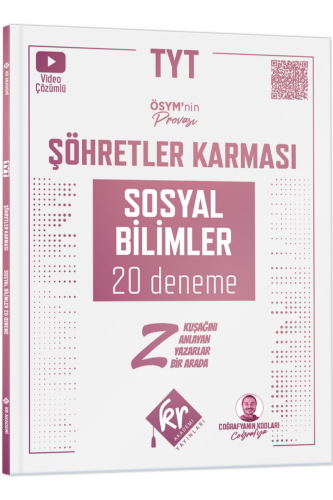 KR Akademi TYT Şöhretler Karması Sosyal Bilimler 20 Deneme