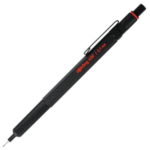 Rotring 600 Siyah 0.5 mm Versatil Uçlu Kalem