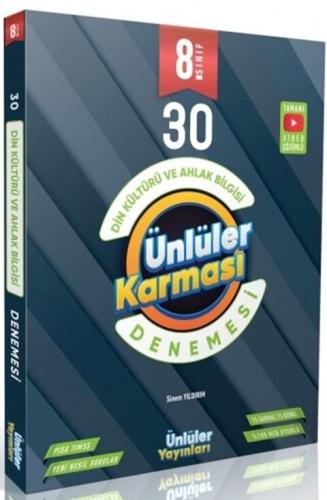 Ünlüler Karması 8. Sınıf Din Kültürü ve Ahlak Bilgisi 30 Deneme