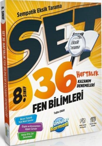 Ünlüler Karması 8. Sınıf Fen Bilimleri 36 Haftalık Kazanım Denemeleri 2025