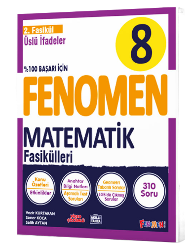 Fenomen 8. Sınıf Matematik 2.Fasikül Üslü İfadeler