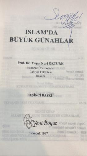 İslam'da Büyük Günahlar İmzalı