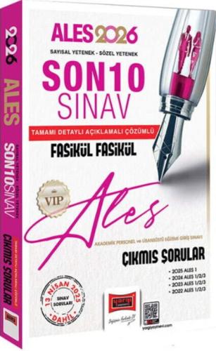 Yargı ALES VIP Son 10 Sınav Fasikül Fasikül Çıkmış Sorular (13 Nisan 2