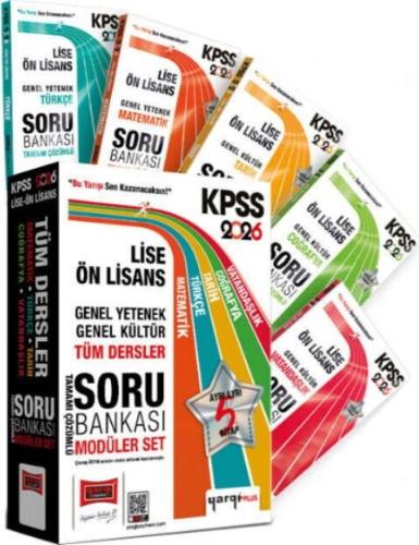 Yargı KPSS Lise Ön Lisans GY GK Tüm Dersler Tamamı Çözümlü Modüler Soru Bankası Seti 2026