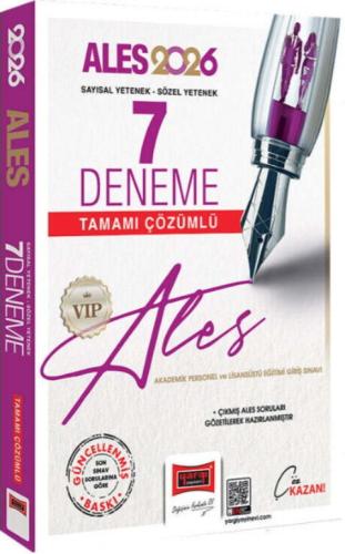 Yargı ALES VIP Sayısal Sözel Yetenek Tamamı Çözümlü 7 Deneme 2026