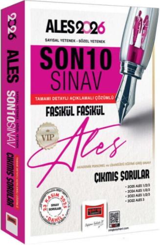 Yargı ALES VIP Son 10 Sınav Fasikül Fasikül Çıkmış Sorular 2026