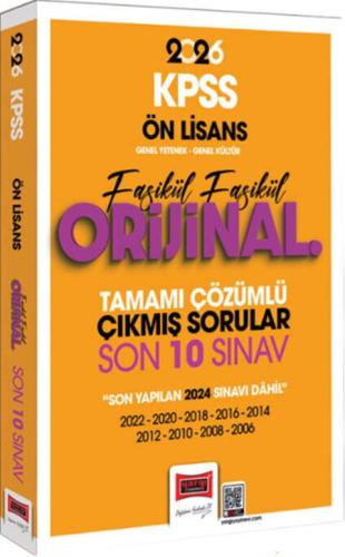 Yargı KPSS Ön Lisans GK GY Fasikül Fasikül Orijinal Tamamı Çözümlü Çıkmış Son 10 Sınav 2026