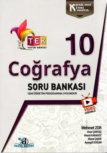 Yayın Denizi 10. Sınıf Coğrafya TEK Serisi Video Çözümlü Soru Bankası