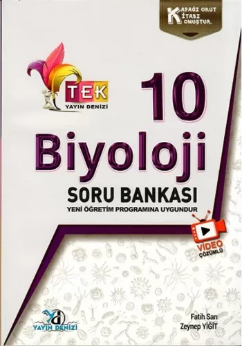 Yayın Denizi 10. Sınıf Biyoloji TEK Serisi Video Çözümlü Soru Bankası