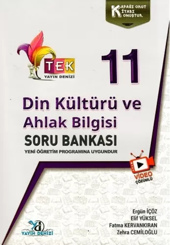 Yayın Denizi 11. Sınıf Din Kültürü ve Ahlak Bilgisi Soru Bankası