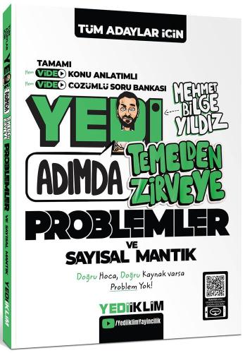 Yediiklim Yedi Adımda Temelden Zirveye Problemler ve Sayısal Mantık Video Konu Anlatımlı Video Çözümlü