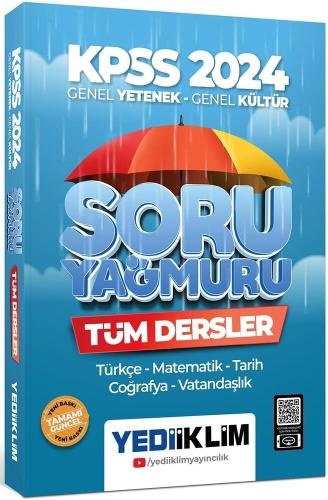 Yediiklim KPSS GY GK Tüm Dersler Soru Yağmuru 2024