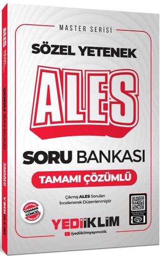 Yediiklim ALES Sözel Yetenek Tamamı Çözümlü Soru Bankası 2025
