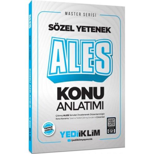 Yediiklim ALES Sözel Yetenek Master Serisi Konu Anlatımı 2025