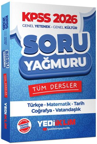 Yediiklim KPSS GY GK Tüm Dersler Soru Yağmuru 2026