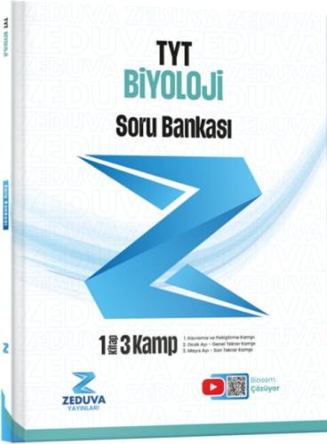 Zeduva Biosem TYT Biyoloji 1 Kitap 3 Kamp Soru Bankası