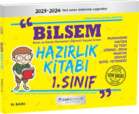 Zekiçocuk 1. Sınıf Bilsem Hazırlık Kitabı